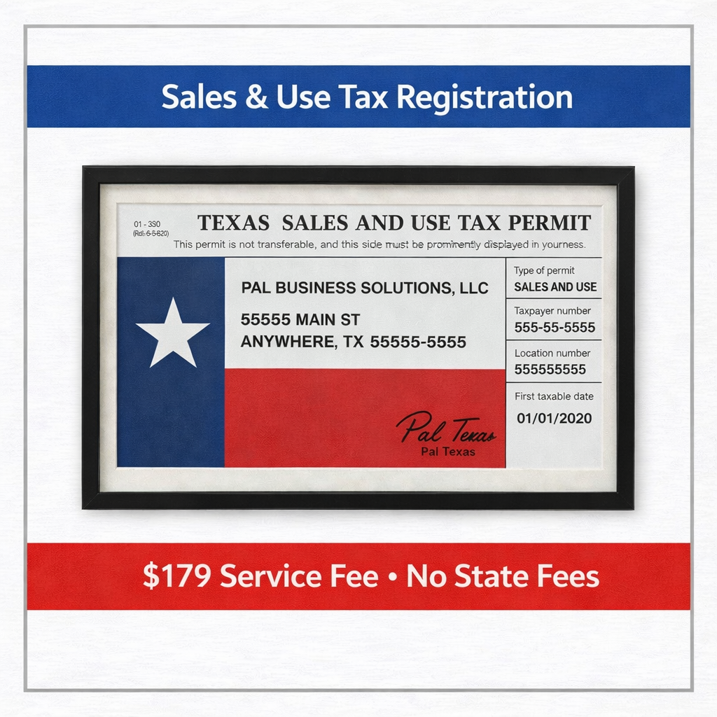 Texas Sales & Use Tax Permit